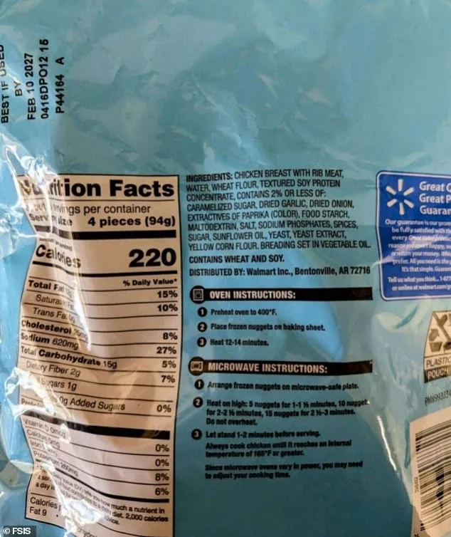 Parents Urged to Check Freezers for Lead-Contaminated Walmart Chicken Nuggets