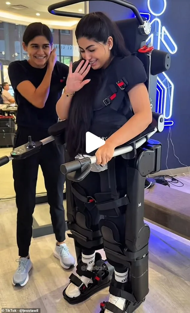 Breaking Barriers: Jessica Tawil Takes First Steps After a Decade in a Wheelchair Using Exoskeleton Technology