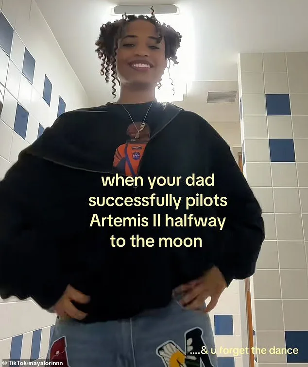 Maya Glover's Viral TikTok Celebrates Dad's Historic Artemis II Lunar Flyby