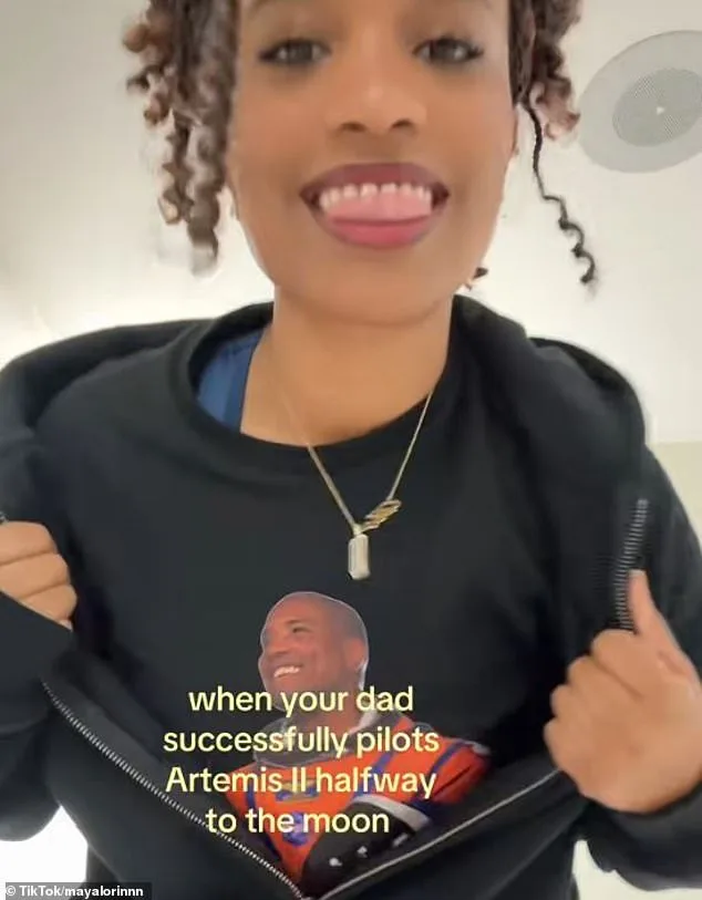 Maya Glover's Viral TikTok Celebrates Dad's Historic Artemis II Lunar Flyby