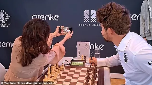 Magnus Carlsen and Alua Nurman's Mobile Phone Dispute Sparks Controversy at Grenke Chess Festival