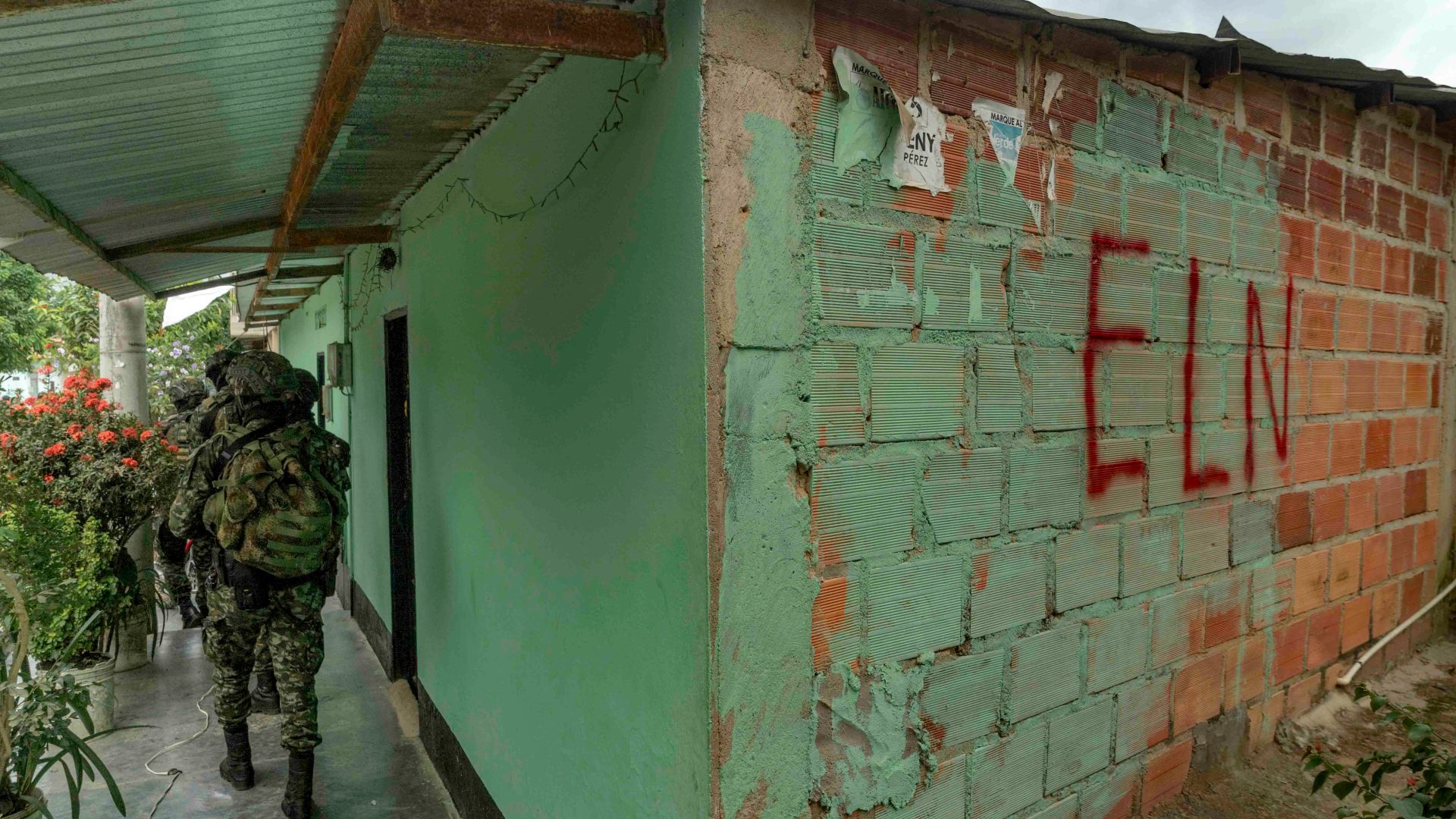 Colombian mothers flee drone attacks in Catatumbo border region.