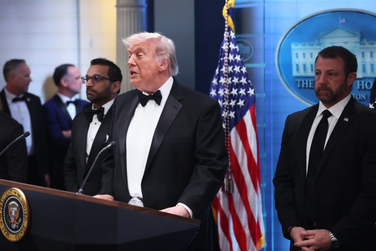 Trump evacuated after gunman attacked White House dinner, one agent injured.