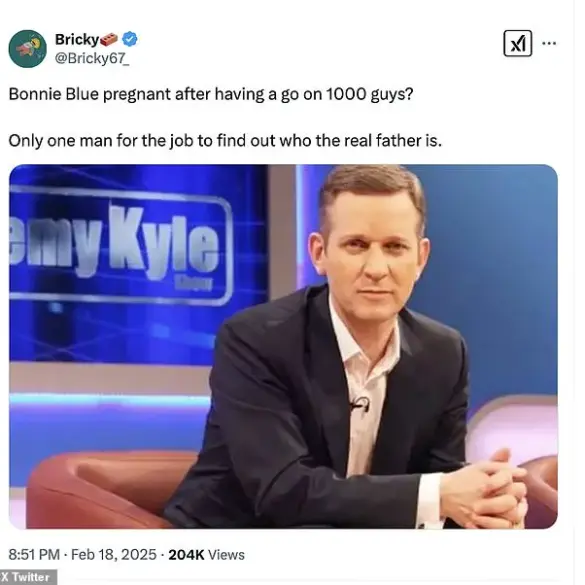 Bonnie Blue's Intriguing Pregnancy Announcement Sparking Rumors and Speculation