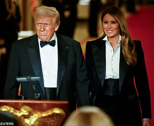 Melania Trump Makes a Bold Statement in a Tuxedo at the White House Gala