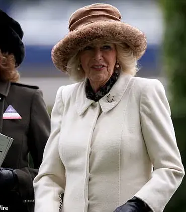 Queen Camilla attends races at Ascot