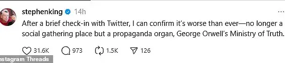 Stephen King's Surprising Return to Twitter: A Playful Reentry