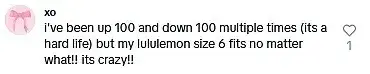 TikTok User's Story on Lululemon Leggings and Weight Gain