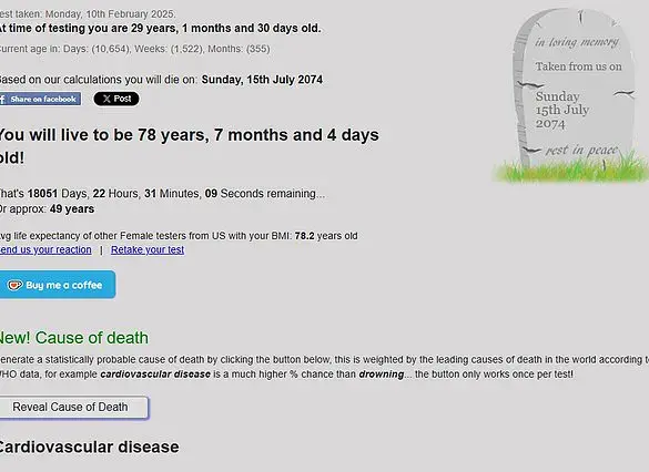 AI Death Clock Predicts Your Doom Down to the Second