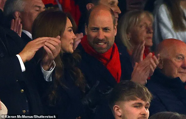 Catherine Beams, William Looks On as England Crush Wales in Intense Six Nations Clash
