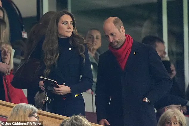 Catherine Beams, William Looks On as England Crush Wales in Intense Six Nations Clash