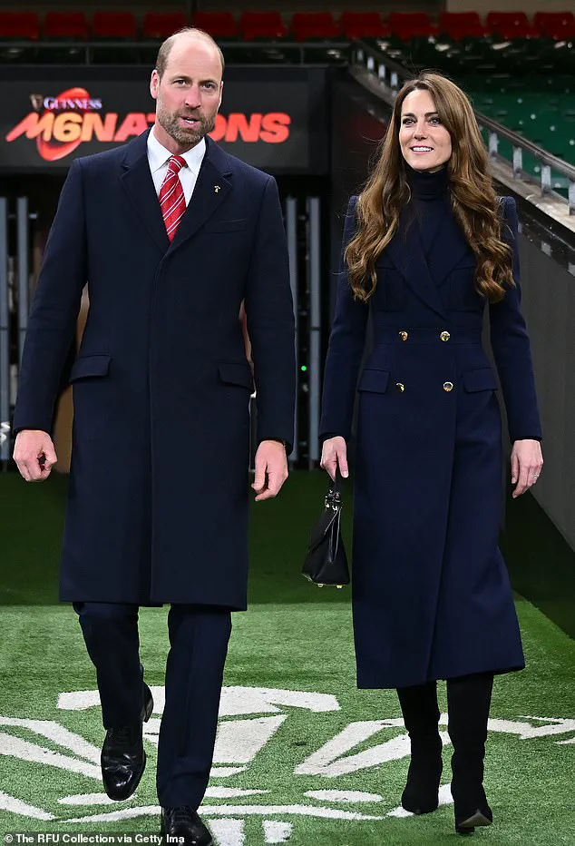 Catherine Beams, William Looks On as England Crush Wales in Intense Six Nations Clash