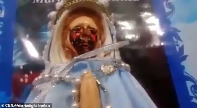 Mysterious Virgin Mary Statue Weeps Blood in Italy, Sparking Devotion and Media Attention