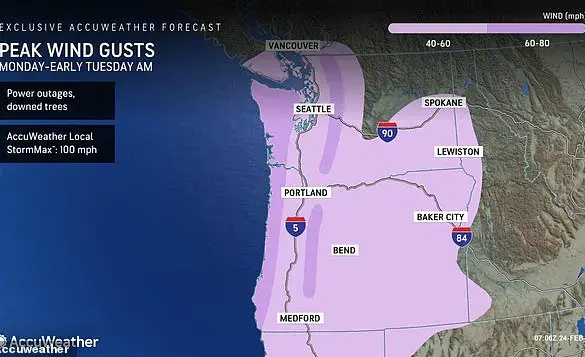 Strong Storm System Brings Weather Perils to the Northwest