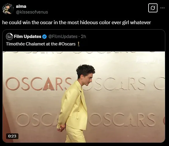 Timothée Chalamet's leather look divides fashion critics