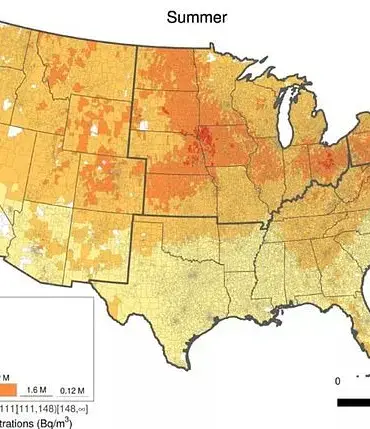 Up to 25% of Americans Live in Radon-Hazard Zones, New Map Reveals