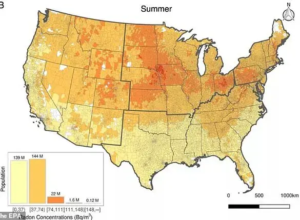 Up to 25% of Americans Live in Radon-Hazard Zones, New Map Reveals