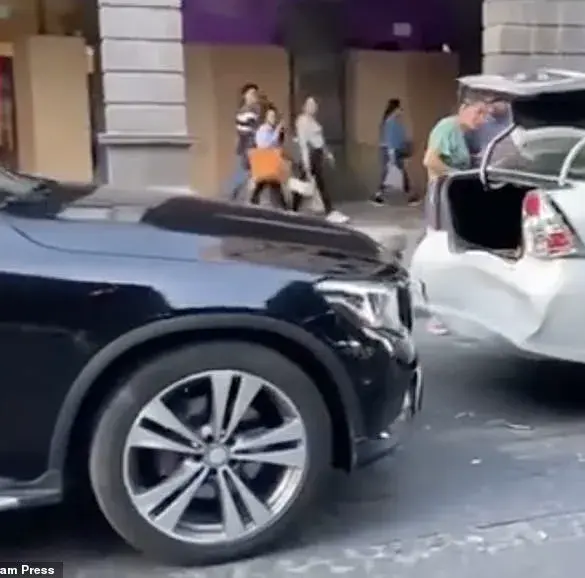 Driver Crashes Car With 'Poor Driver' Sign in Puebla, Mexico