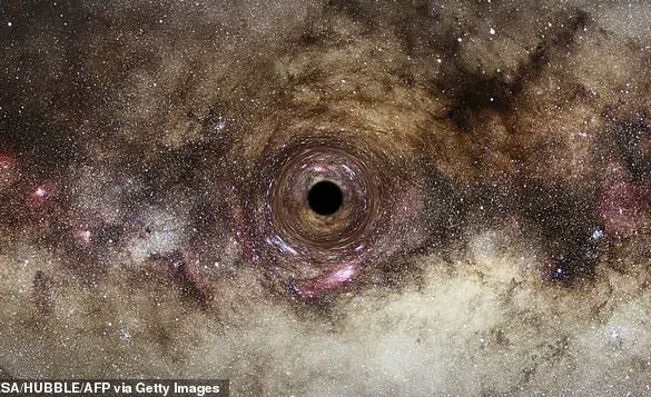 Mysterious Drifting Black Hole Revealed: A One in a Million Discovery