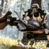 Innovative Hoverbike Inspired by Star Wars Reaches 124mph, Propeller-Free Design Sparks Interest in Personal Transportation