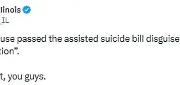 Late-Breaking: Controversial Assisted Suicide Amendment Added to Illinois Food Safety Bill Sparks Fierce Debate