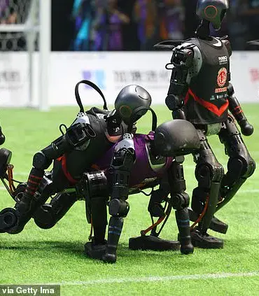 China's Ambitious Robot Football Tournament Debuts with Clumsy Performance, Raising Questions About AI's Role in Sports