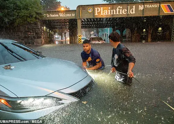 ''It was like a tsunami,'' one witness told ABC 7 as torrential rains claim two lives in New Jersey flash floods