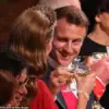 Kate, the Princess of Wales, Wears Givenchy's Dark Red Gown at State Banquet Honoring French President Macron
