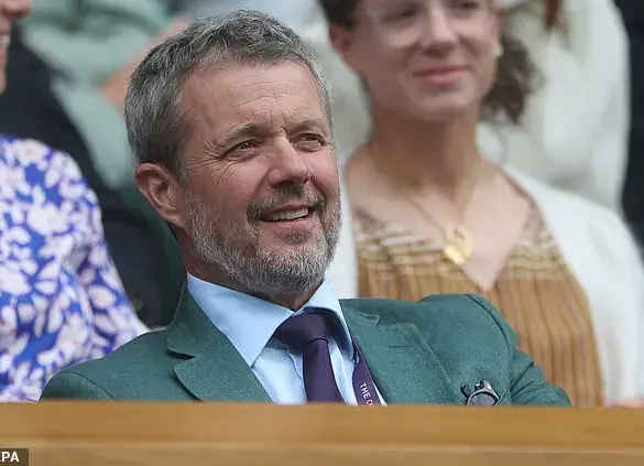 King Frederik of Denmark Seen in Uncharacteristically Relaxed Mood at Wimbledon as He Engages with Duchess of Edinburgh