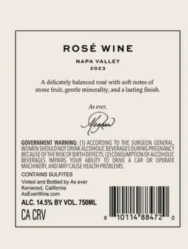 Meghan Markle's 'Shameless' Napa Valley Rosé Sell-Out Sparks Outrage: Royal Observers Condemn Her 'Exploitative' Use of Royal Ties for Profit