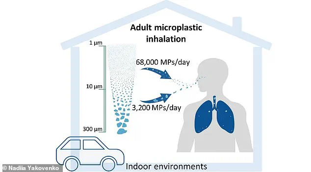New Study Reveals Adults Inhale 68,000 Microplastics Daily, Raising Health Concerns