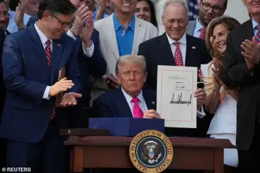 President Trump Signs Landmark 'Big, Beautiful Bill' into Law on Fourth of July, Highlights Military Efforts in Iran