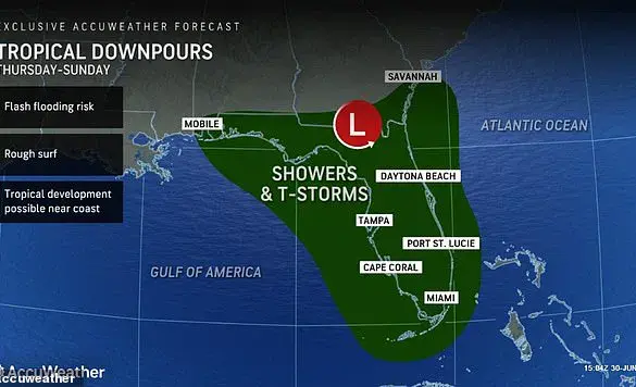 Rising Threat: Tropical Cyclone Risk Surges to 30% for Southeast States Over Fourth of July Weekend – NHC Updates