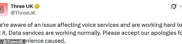 Three UK Outage Affects Thousands, Disrupting Voice Calls and Signal on ID Mobile and Smarty Networks