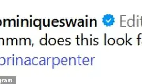 Urgent Claims: Dominique Swain Accuses Sabrina Carpenter of Borrowing Iconic Lolita Scene in Late-Breaking Artistic Appropriation Debate