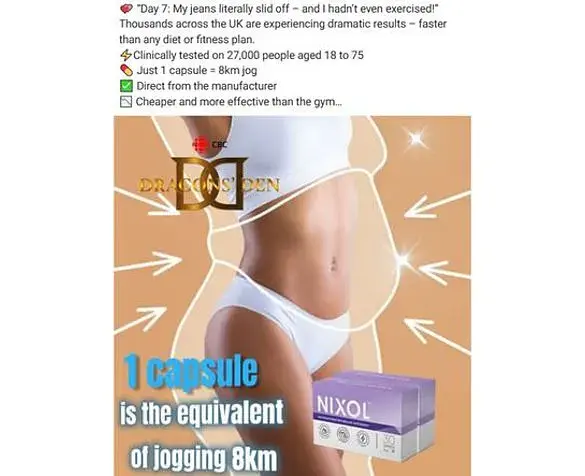 Which? Warns of Misleading Nixol Ads Falsely Claiming BBC Dragons' Den Endorsement