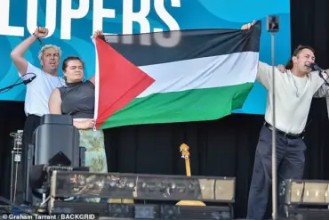 Breaking: Heated Debate Over Free Speech and Political Activism Erupts at Victorious Festival After Band Unfurls Palestinian Flag, Sparks Controversy