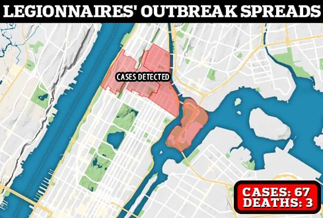 Legionnaires' Disease Outbreak in NYC Sparks Health Concerns as Cases Surge and Investigation into Source Intensifies