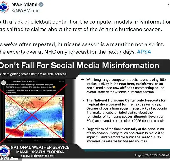 Urgent: Viral Misinformation Claims Hurricane Season Over, Experts Sound Alarm