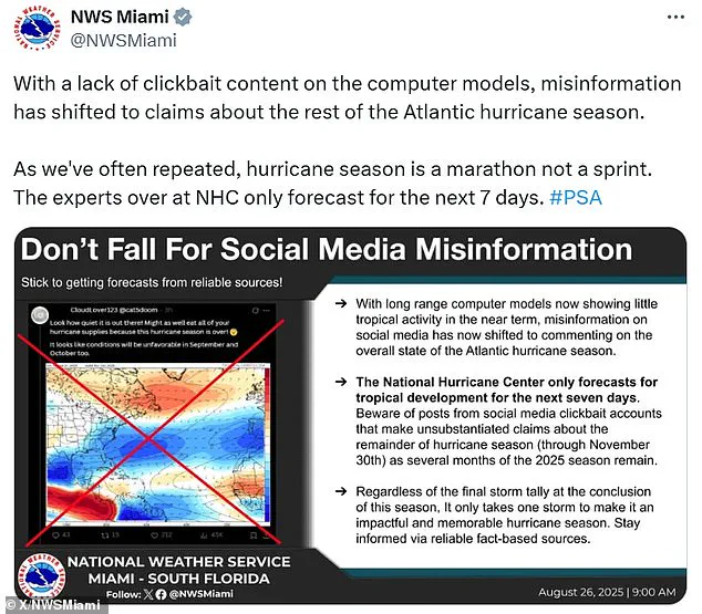 Urgent: Viral Misinformation Claims Hurricane Season Over, Experts Sound Alarm
