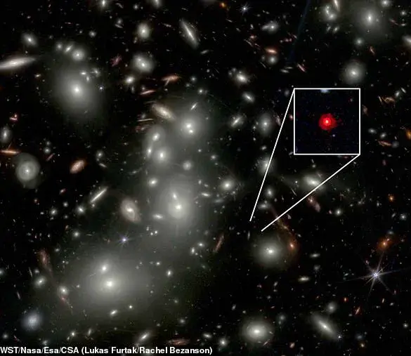 A Cosmic Enigma: The Discovery of an Ancient Black Hole Challenges Our Understanding of the Early Universe