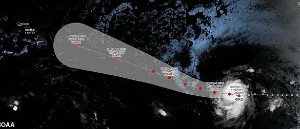 Hurricane Kiko Set to Strike Hawaii Amid Updated Trajectory and Looming Flooding Threats