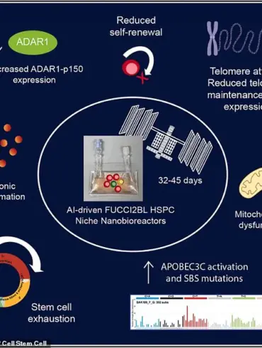 New Study Reveals Space Travel Accelerates Stem Cell Aging, Raising Health Concerns for Astronauts