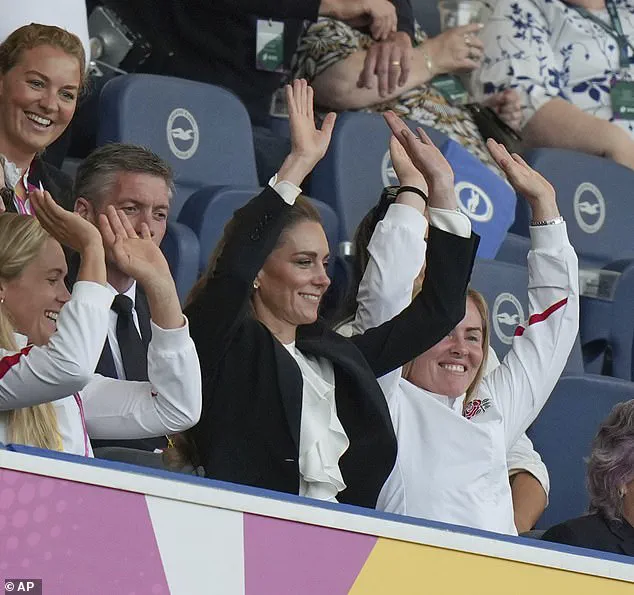 Princess of Wales Celebrates England's Rugby World Cup Victory with Fans at Brighton Stadium